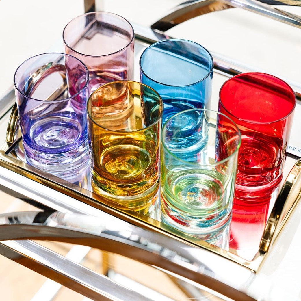 Tecza Crystal Glasses - Set of six