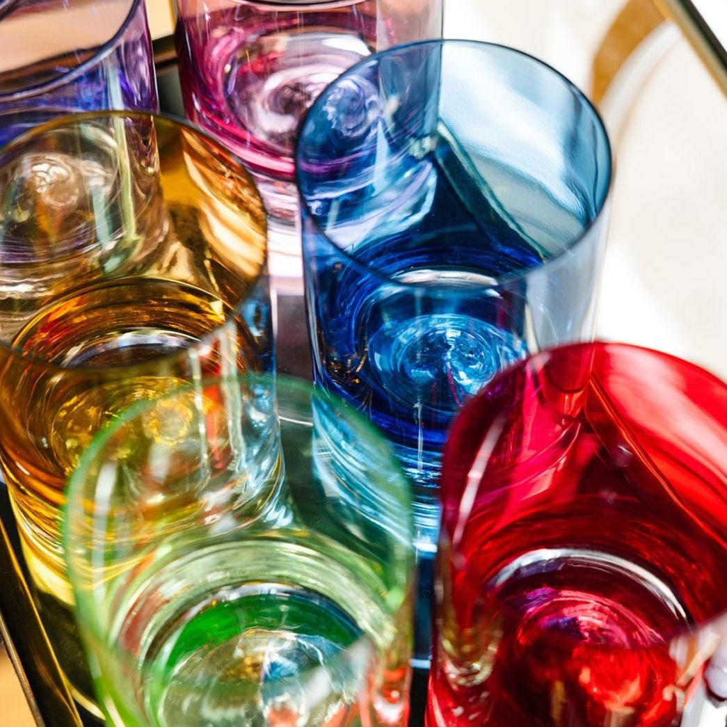 Tecza Crystal Glasses - Set of six