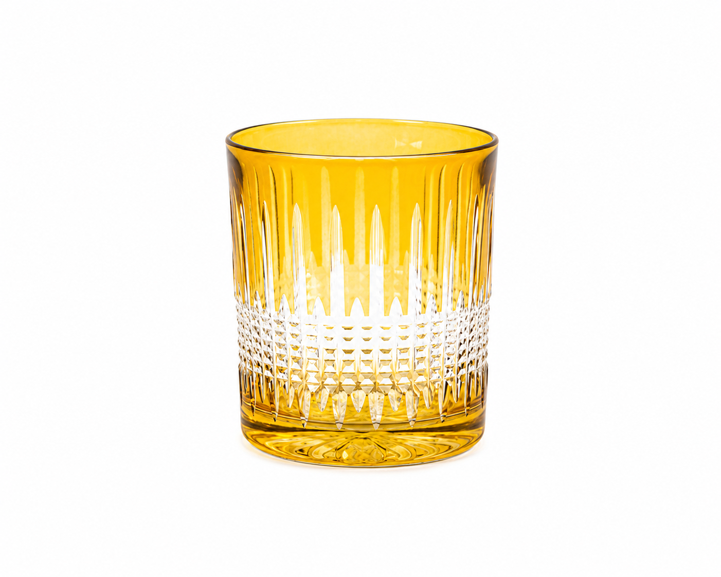 Miecz Crystal Tumblers - Set of 2 Lekki Yellow