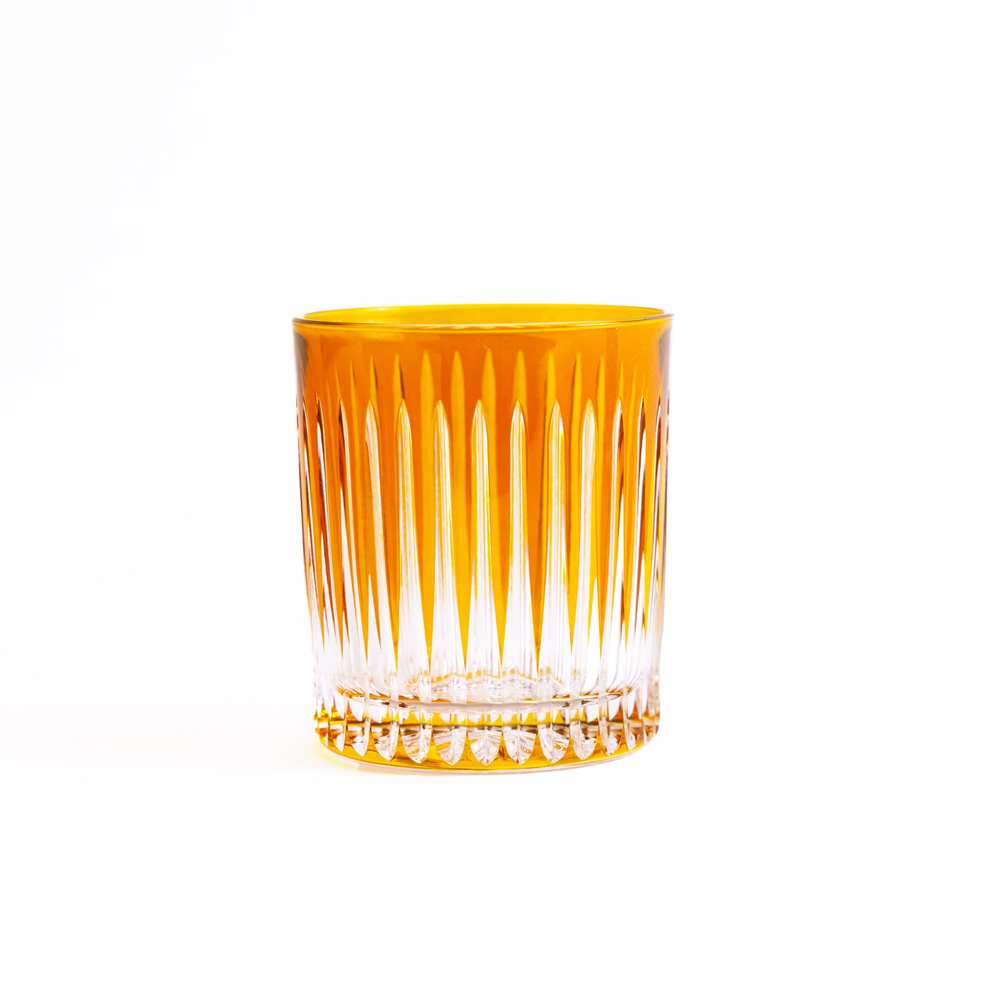 Linia Crystal Tumblers - Set of 2 in Amber