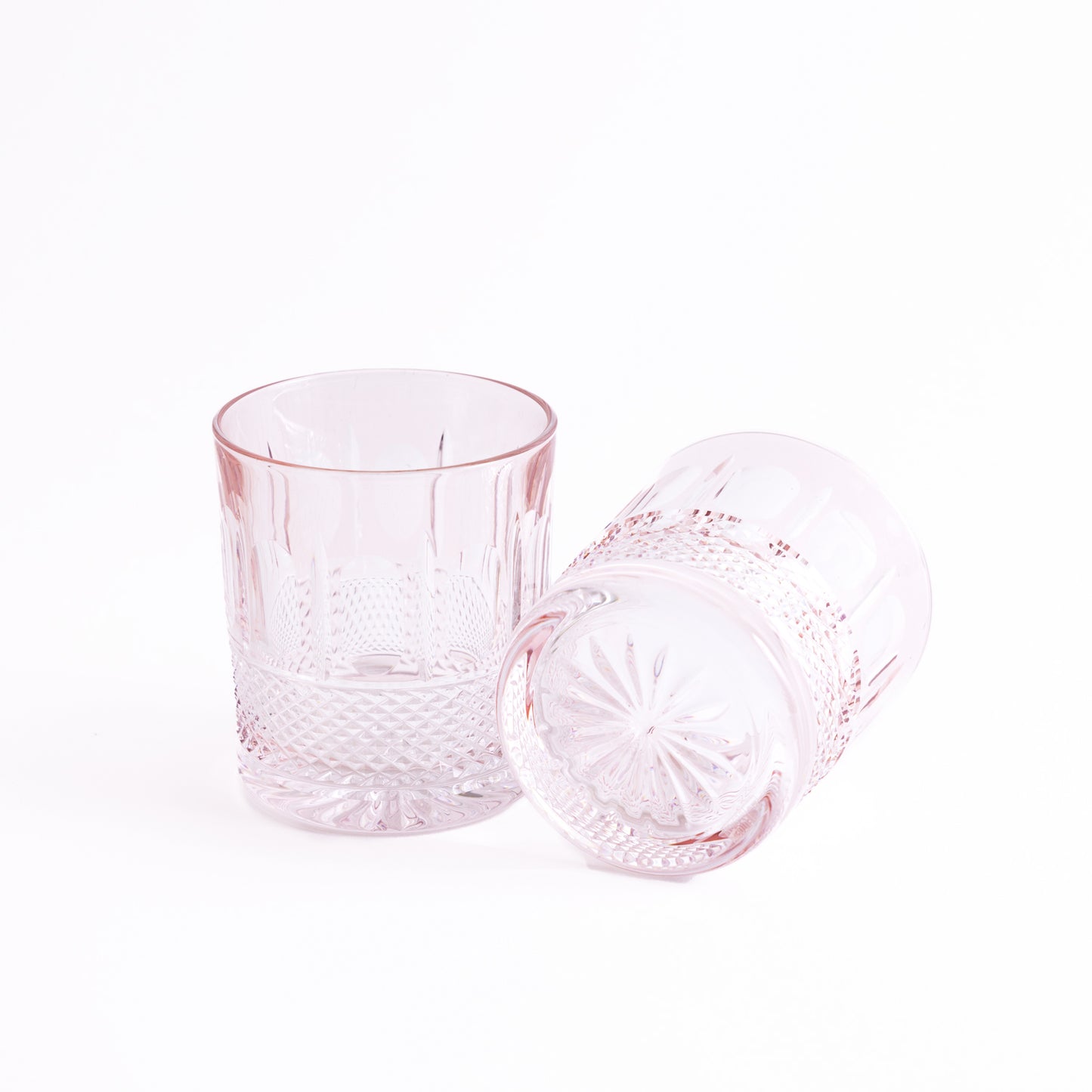 Francuz Crystal Tumblers - Set of 2 Powder Pink