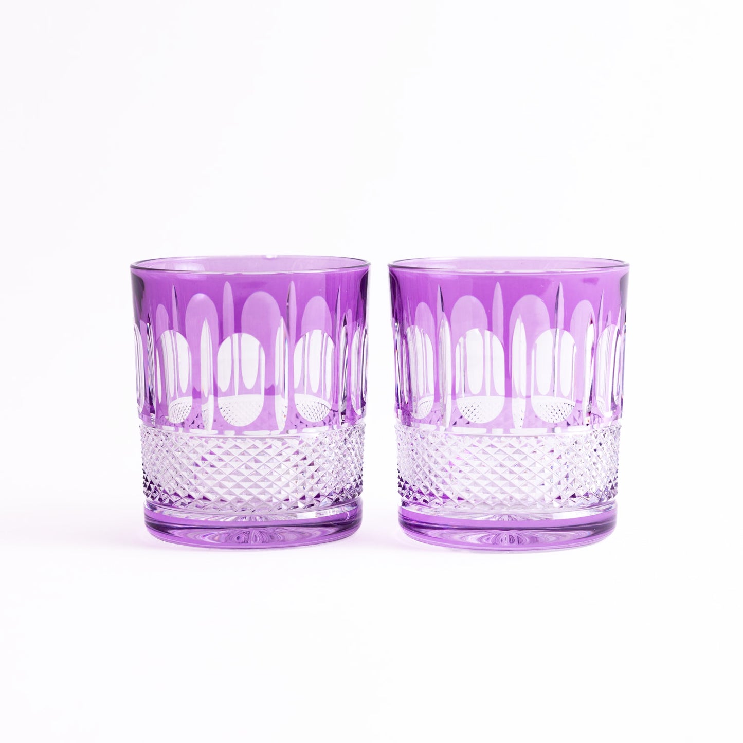 Francuz Crystal Tumblers - Set of 2 Light Purple