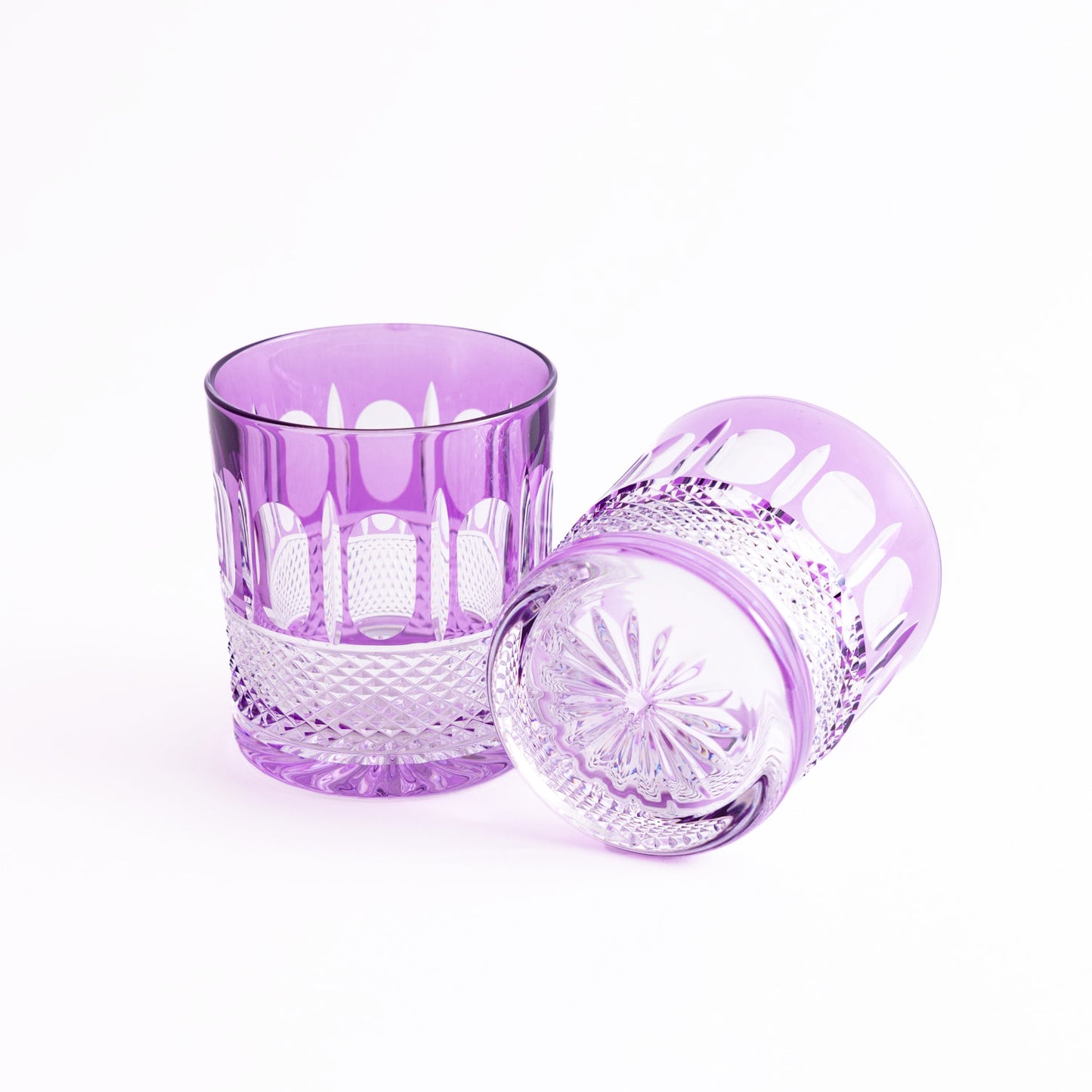 Francuz Crystal Tumblers - Set of 2 Light Purple