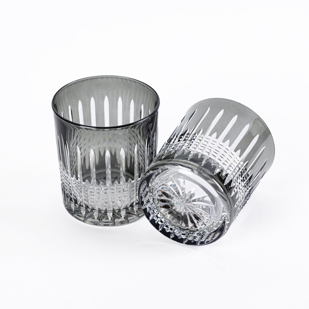 Miecz Crystal Tumblers - Set of 2 in Grey