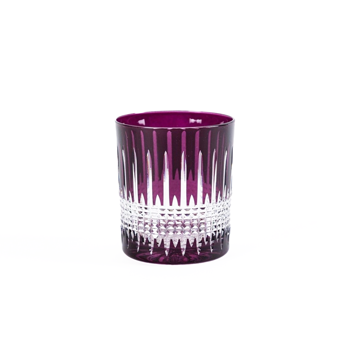 Miecz Crystal Tumblers - Set of 2 in Aubergine