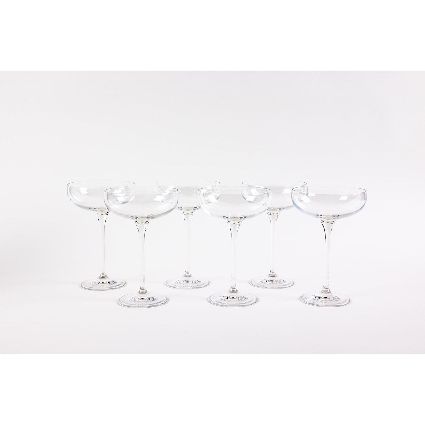 Classic Champagne Glasses - Set of 6