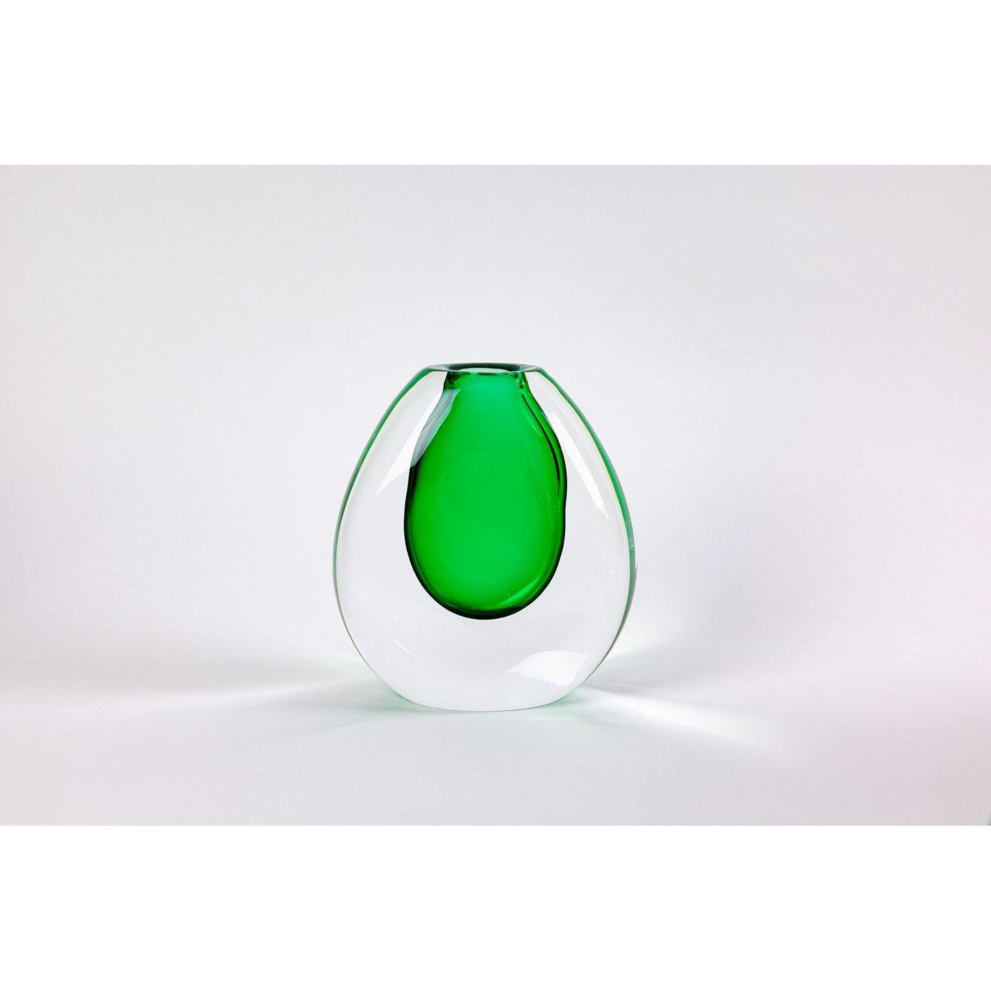 Bon-Bon Green Glass Vase