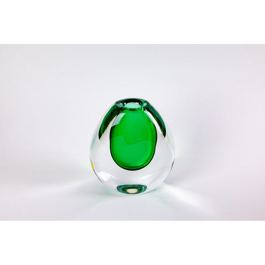 Bon-Bon Green Glass Vase