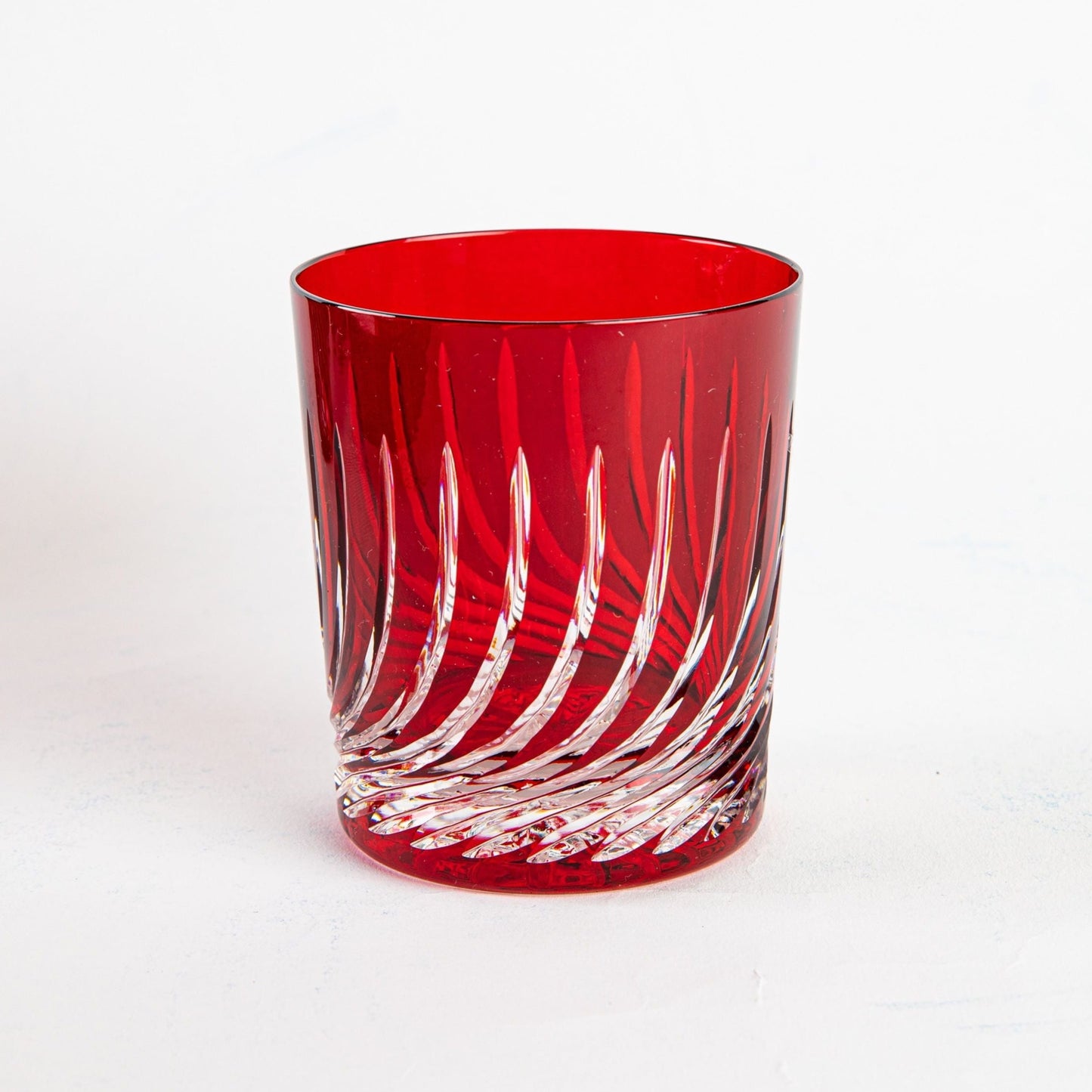 Ogien Crystal Tumblers - Set of 2 in Red