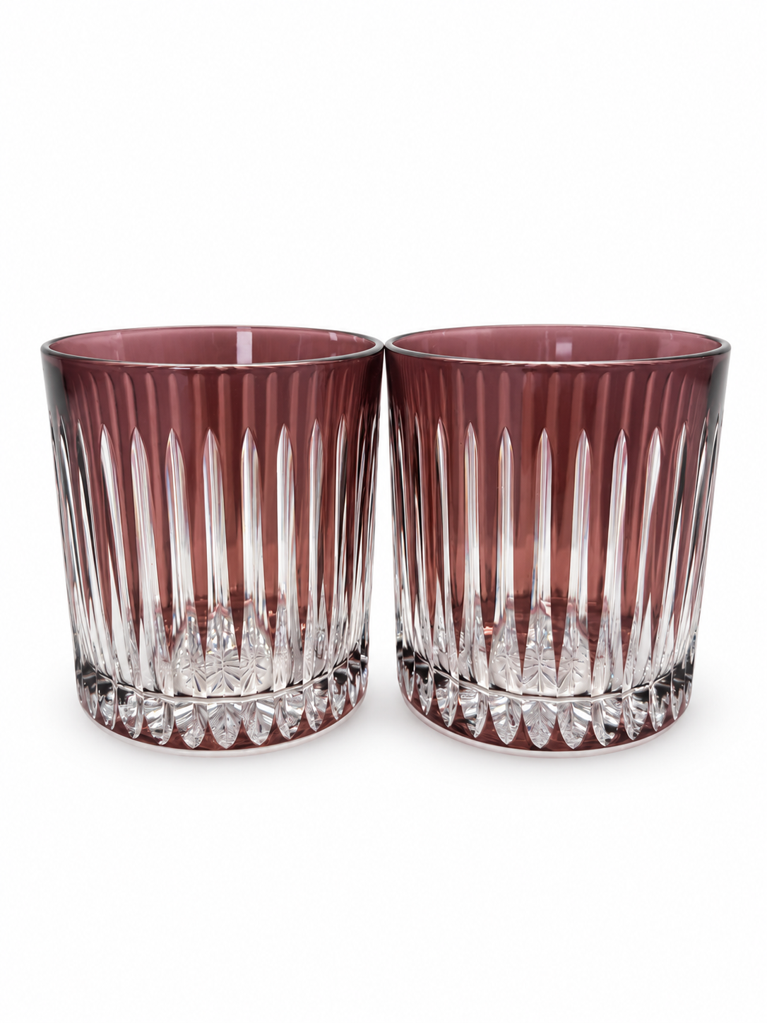 Linia Crystal Tumblers- Set of 2 in  Delicate Brown