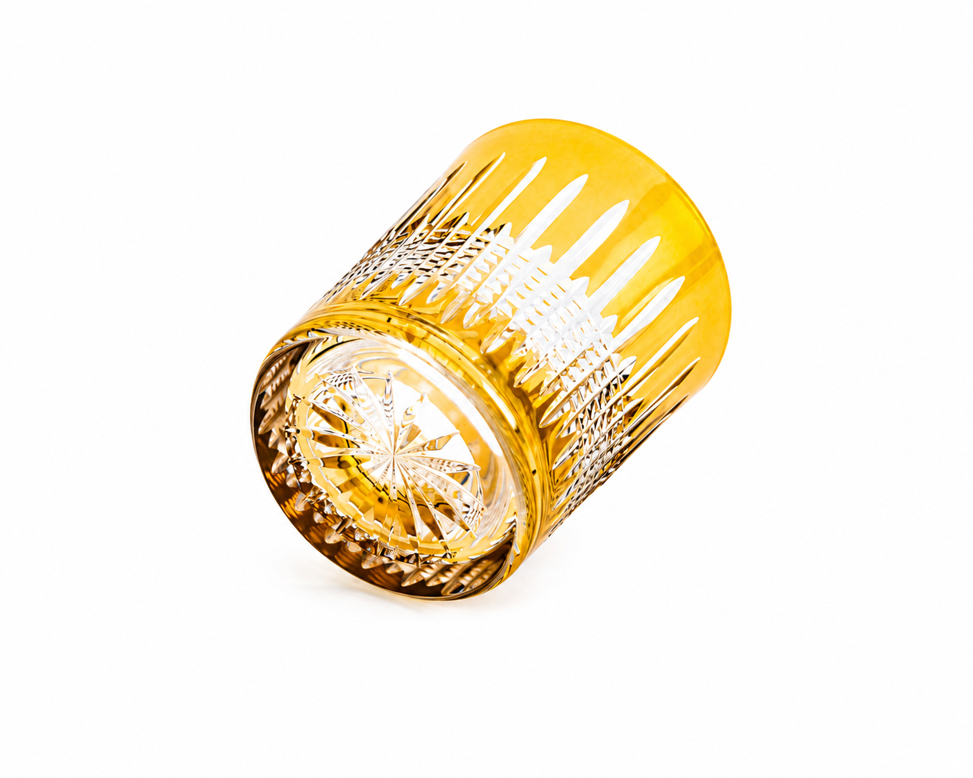 Miecz Crystal Tumblers - Set of 2 Lekki Yellow