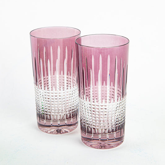 Miecz Crystal Lavender HighBall Glasses- Set of 2